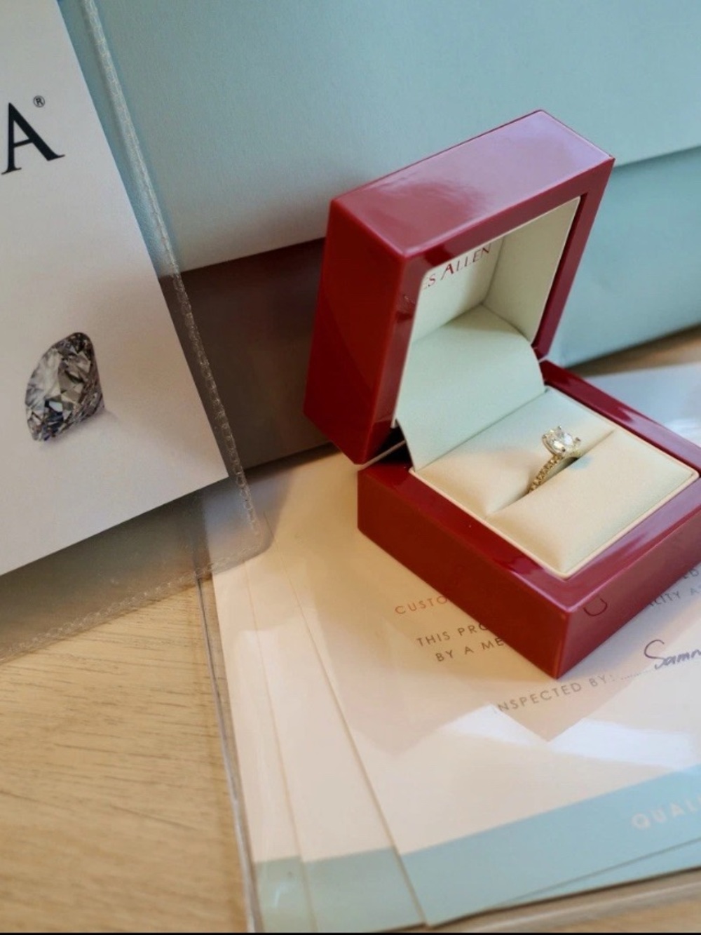 Elegant Rose Gold Solitaire Ring with Clear Center Stone